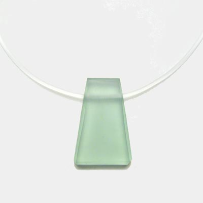 Soft Green Resin Pendant