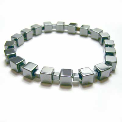 Healing Hematite Blocks Bracelet